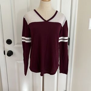 VS PINK maroon athletic looking long sleeve